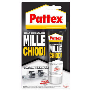 Colla Millechiodi trasparente Pattex 40Gr