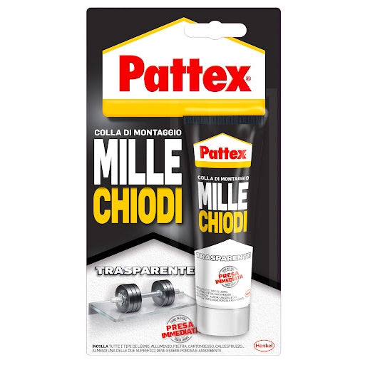 Colla Millechiodi trasparente Pattex 40Gr