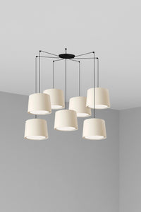 CONGA 7L Lampada sospensione bianca