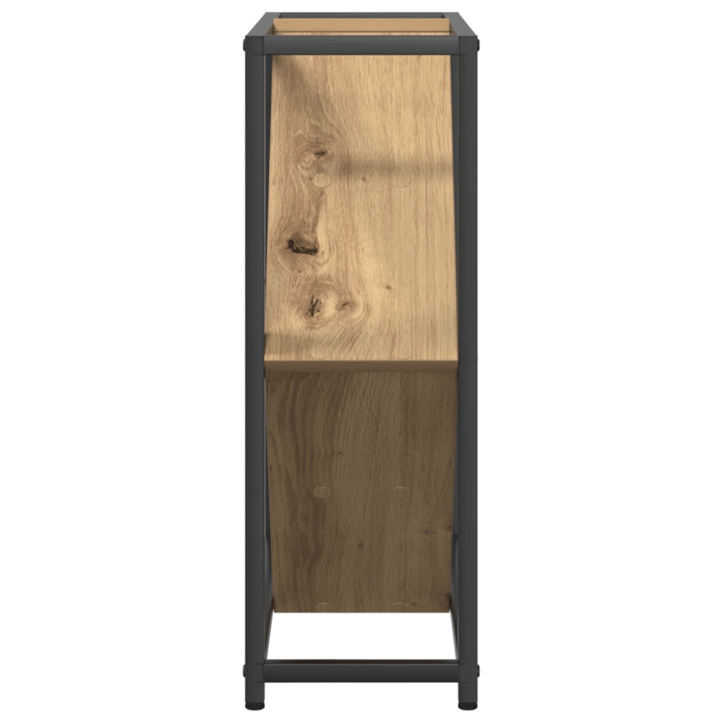 Portabottiglie Artisan in Quercia 51x18x52,5 cm in Legno Ingegnerizzato