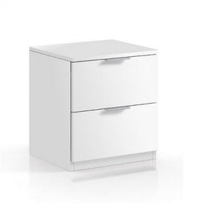 COMODINO 2 CASS.38X34X45H BIANCO