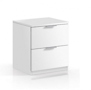 COMODINO 2 CASS.38X34X45H BIANCO