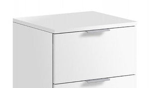 COMODINO 2 CASS.38X34X45H BIANCO