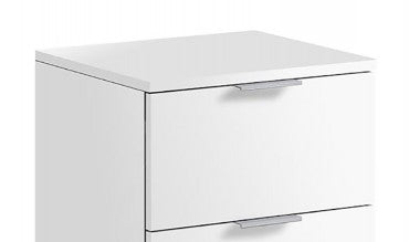 COMODINO 2 CASS.38X34X45H BIANCO