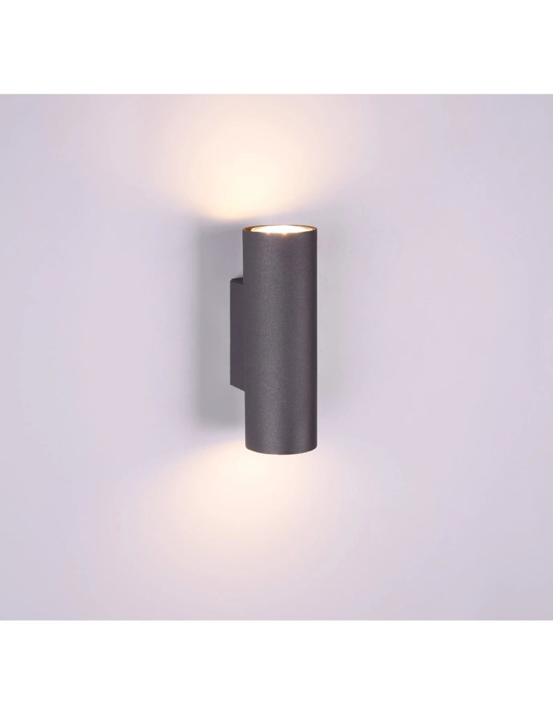 Applique Ruggine Cilindro Marley Doppia Emissione Su e Gi Trio Lighting
