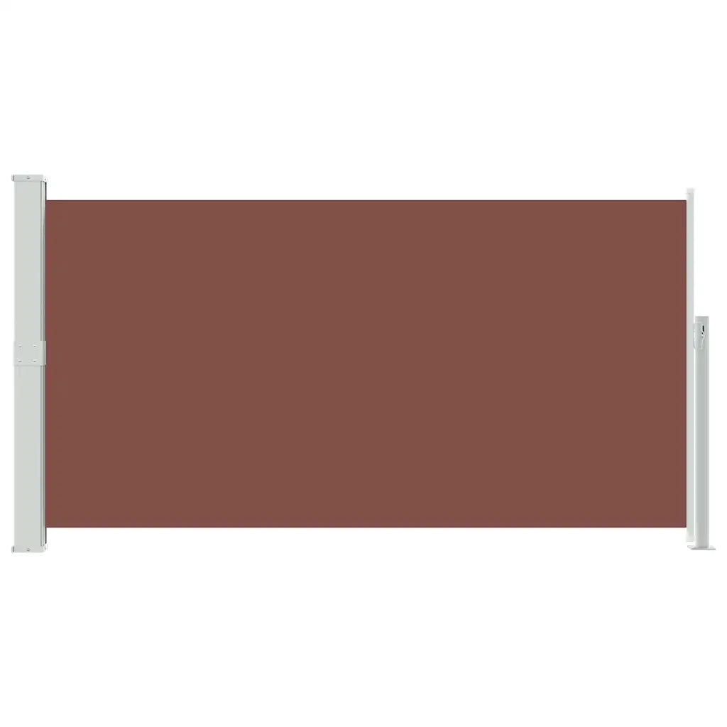 Tenda da Sole Laterale Retrattile 160 x 300 cm Marrone 41547