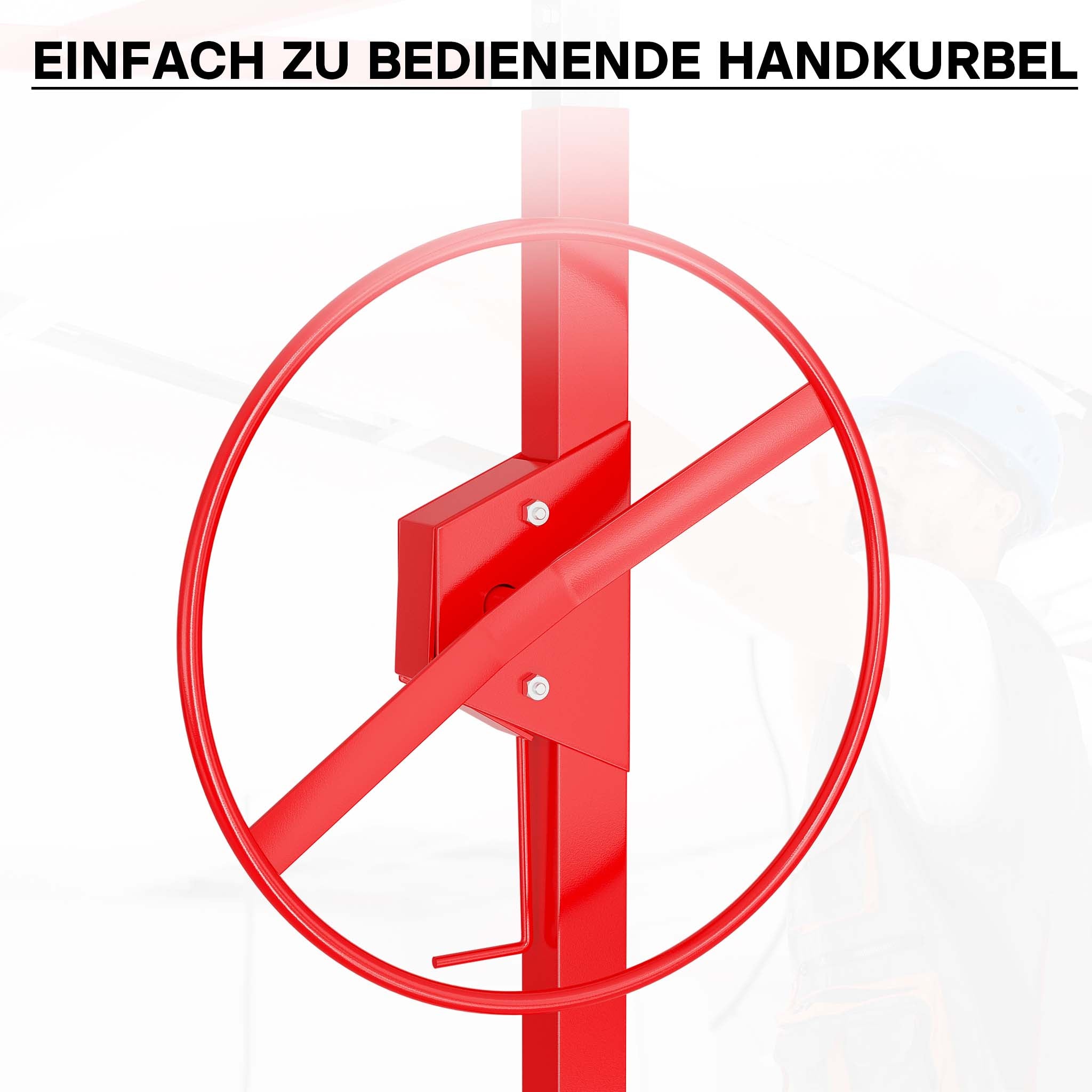 Sollevatore pannelli cartongesso max 68kg, altezza 190-330cm, Carrello Alzapannelli Alzalastre