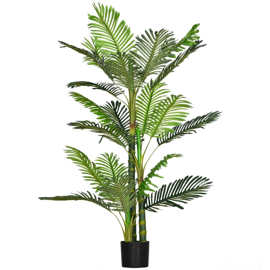 Pianta artificiale ¨C zephmum ¨C Palma verde in vaso nero 19.5x19.5x150 cm