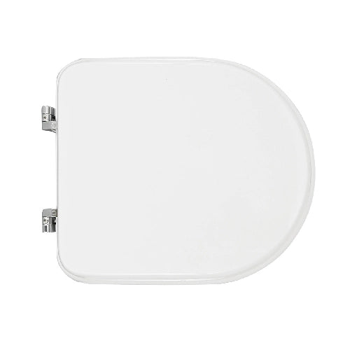 SEDILE WC PER KERASAN VASO FLO 48 FORMA 6- Bianco - Cerniere C espansion- CW- pezzi 1