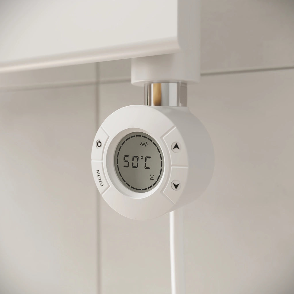Termoarredo elettrico 800x500 bianco lucido interasse 450 | Andromeda
