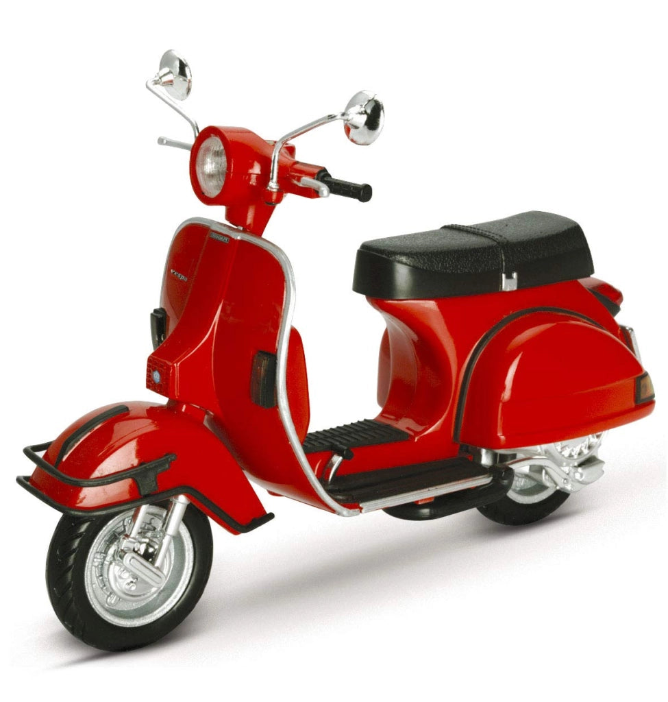 Modellino Piaggio Vespa P200 E 1:12,Colore rosso,NewRay, Eta 5+