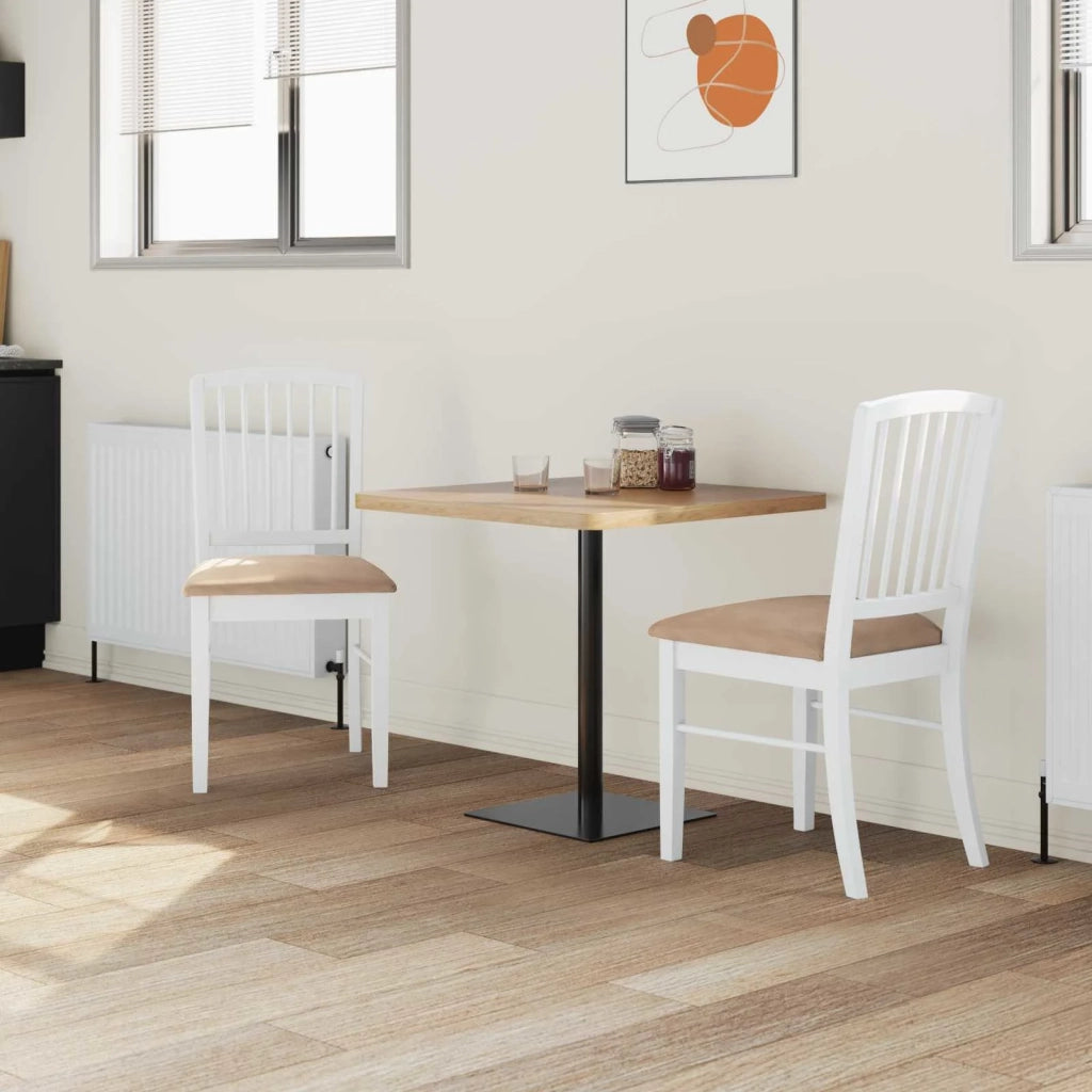 Sedie da pranzo 2 pcs Bianco 50 x 52,5 x 91 cm 42020454
