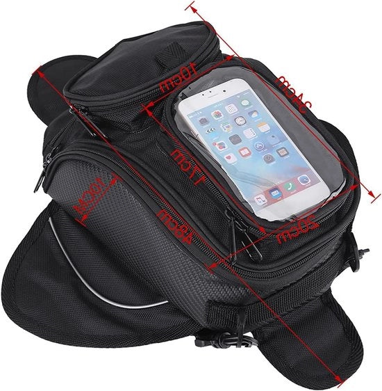 Tas acqua resistente con magnete per motociclette - sostituzione OX - acqua resistente - tasca per motociclette.