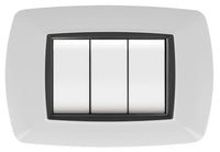 placca life mod. living plastica bianco 7 posti cod:ferx.6435