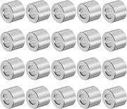Hulze per distanza in alluminio 20 pezzi 5 x 10 x 8 mm per viti M5, bulloni e barre.