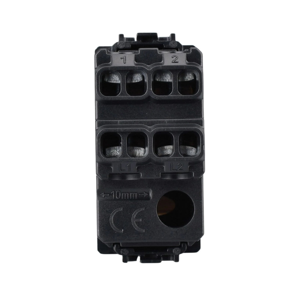 Interruttore Bipolare 2P 16A 220V MBL Bianco 1M Compatibile Bticino Living Light Illuminabile BLB0402
