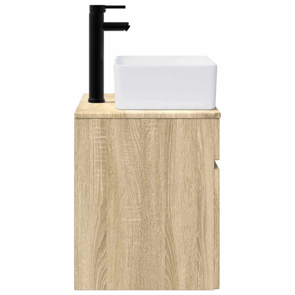 Mobile lavabo da parete Rovere Sonoma 49 x 41 x 63 cm 890584