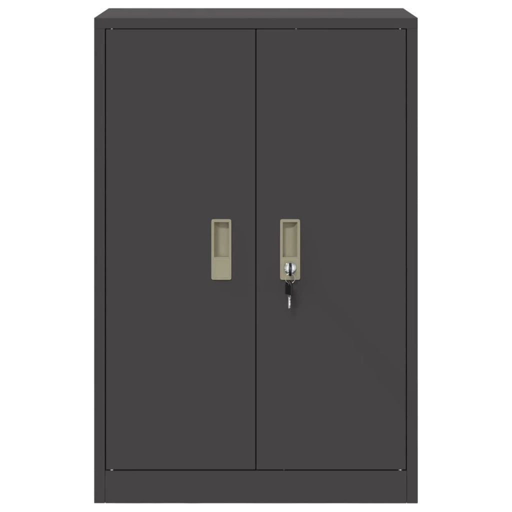Armadio Nero 60 x 40 x 90 cm Acciaio 891724