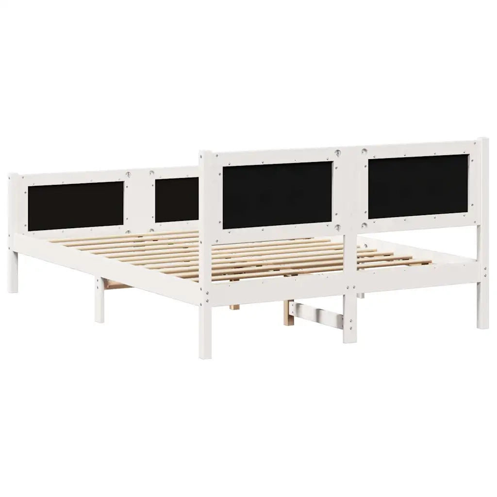 Struttura del letto Grigio chiaro 140 x 200 cm Pino massello 3394292