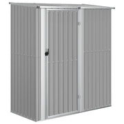 Capanno per Biciclette Grigio 180,5x97x209,5 cm Acciaio Zincato CFW9993953