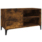 Mobile Porta Dischi Rovere Fumo 84,5x38x48 cm Legno Multistrato CFW8241140