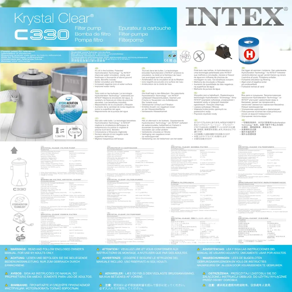 INTEX Aspiratore Ricaricabile per Spa e Piscine 3202942