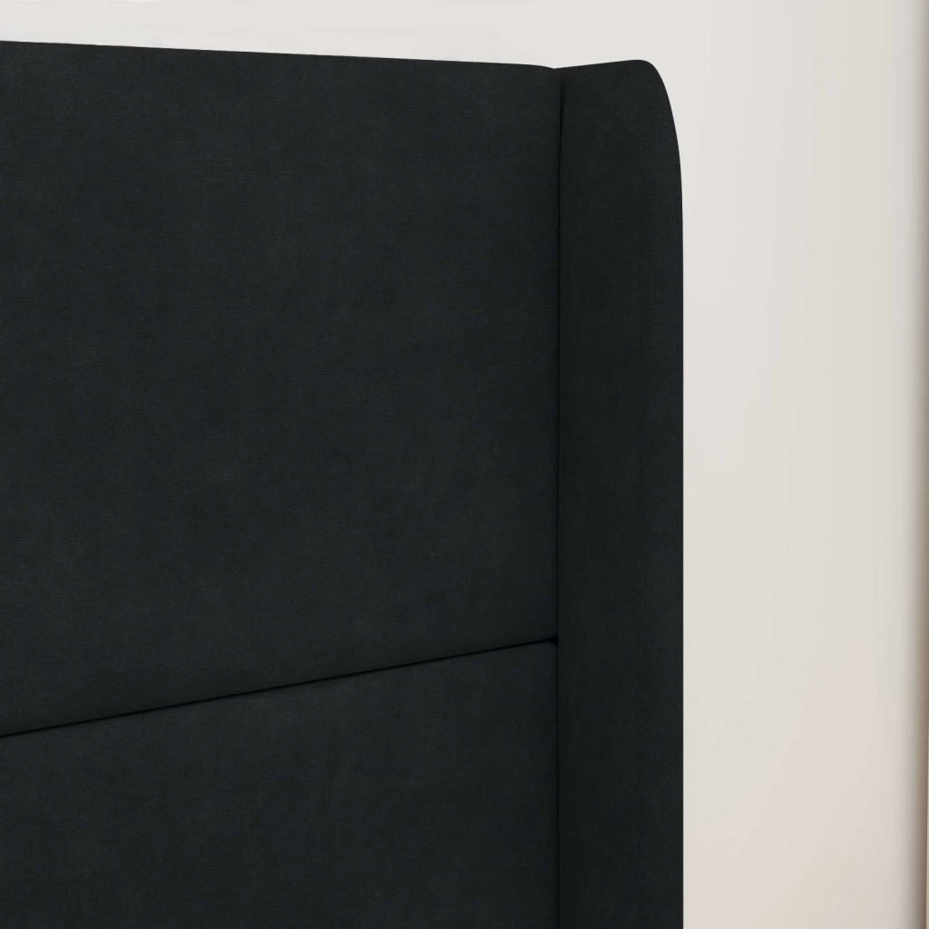 Orecchia della Testata Nero 80 x 16 x 4 cm Velluto CFW1228292