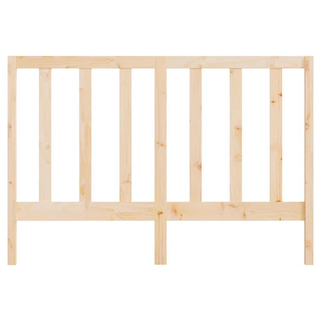 Testiera per Letto 141x4x100 cm in Legno Massello di Pino