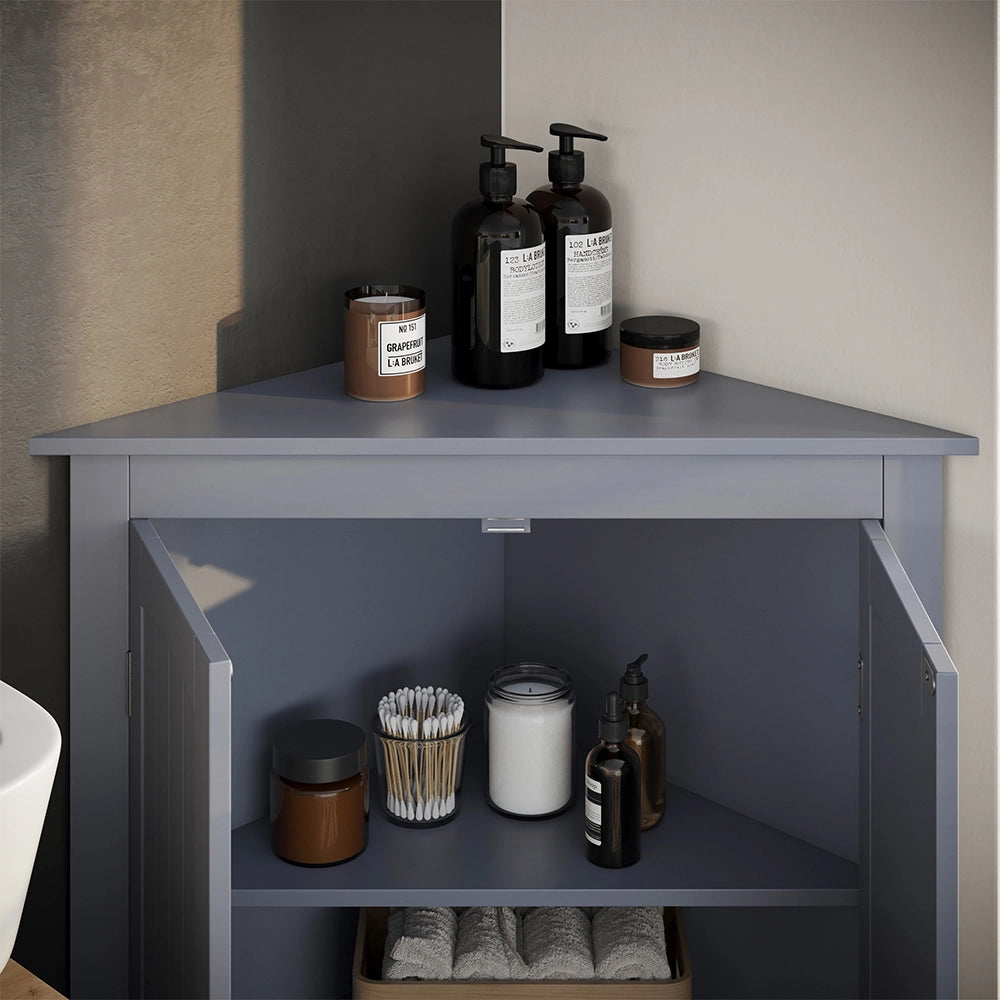 Vicco mobiletto bagno Grigio 56 x 80 cm con 2 porte