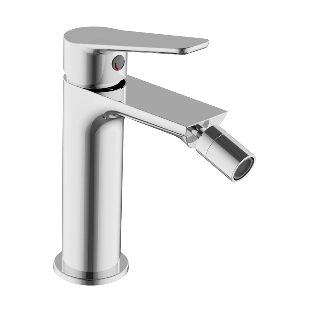 Set rubinetti lavabo bidet e vasca in ottone cromo con piletta click clack linea Vegas