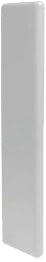 PLACCA CIECA PER AVVOLGITORI UNIV. IN ABS GRIGIO S- 1,0 pz