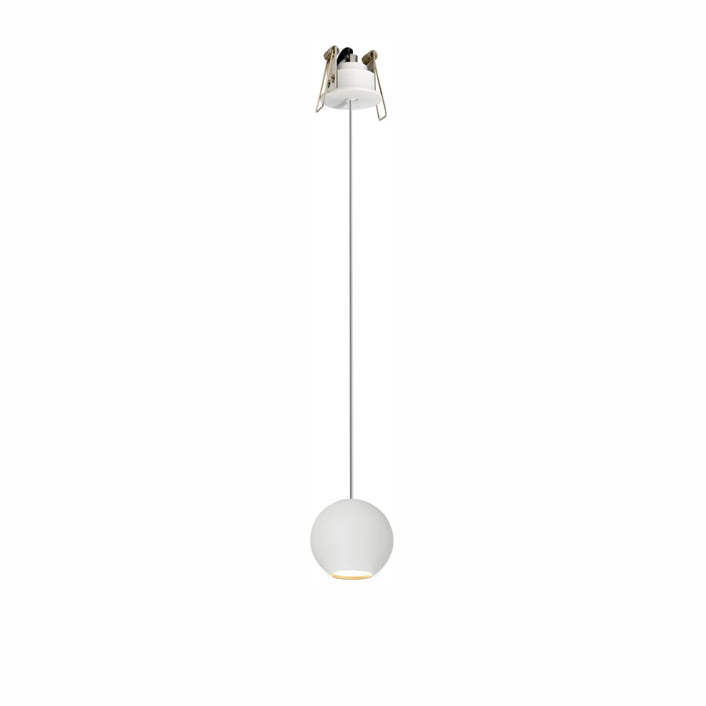 Lampada a Sospensione Bora LED 8,5W 36º 2700K Bianco Opaco - Illuminazione d'accento di precisione per interni moderni ed eleganti di alta qualità