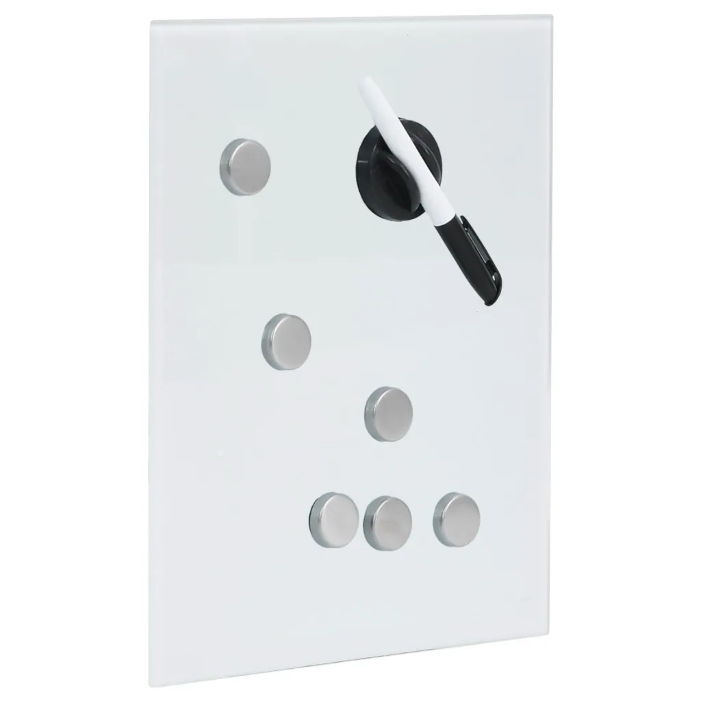Cassetta Portachiavi con Lavagna Magnetica Bianca 30x20x4 cm