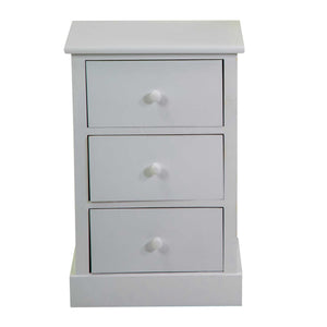 Mobiletto Eleonora cassettiera bianco 3cassetti cm38x28h58