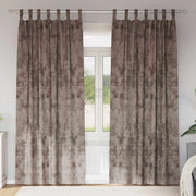 Tende in Velluto 2 pcs Cappuccino 245 x 140 cm Velluto 4107741