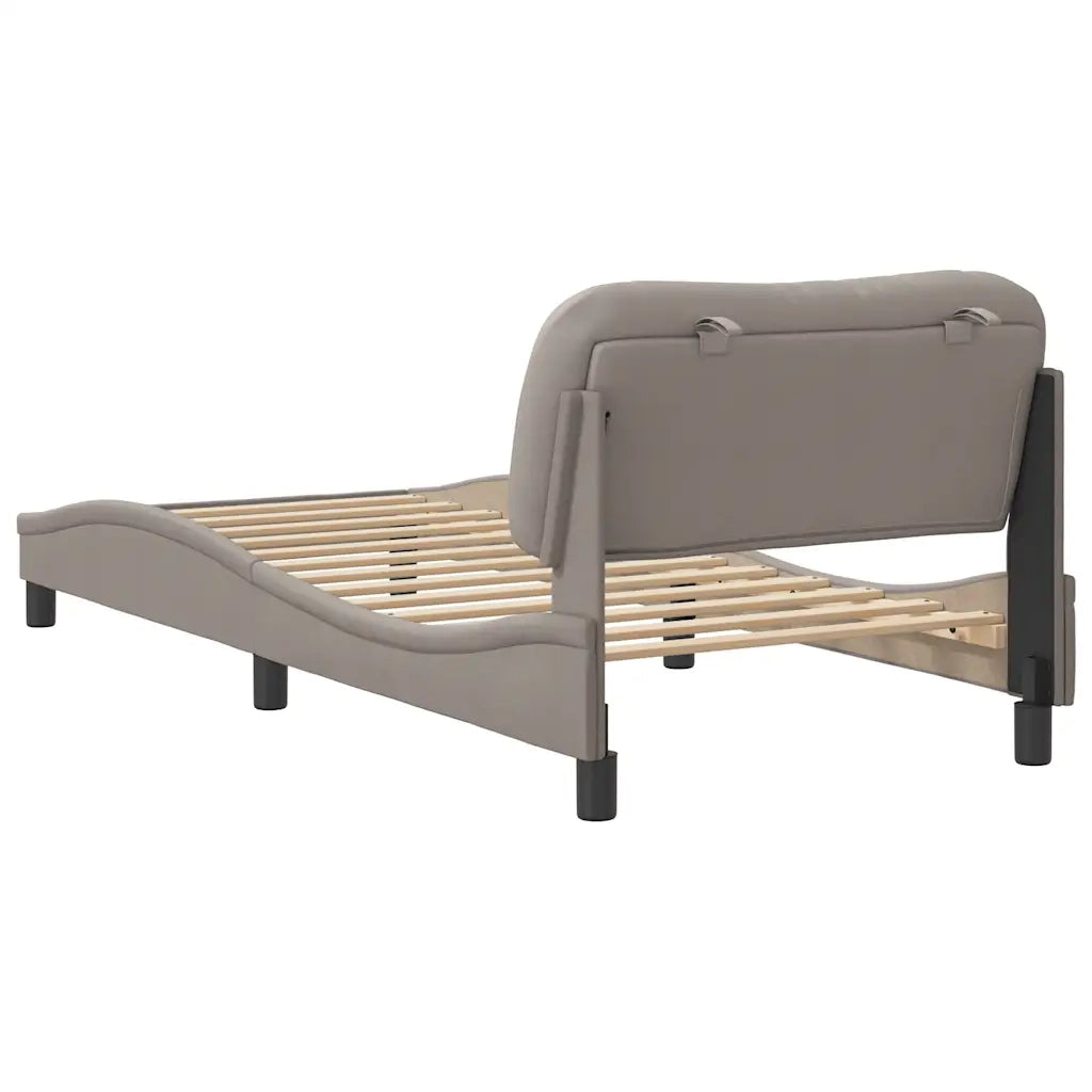 Giroletto senza Materasso Hvar Tortora 90x200 cm Tessuto