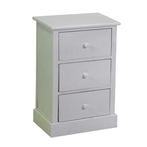 Mobiletto Eleonora cassettiera bianco 3cassetti cm38x28h58