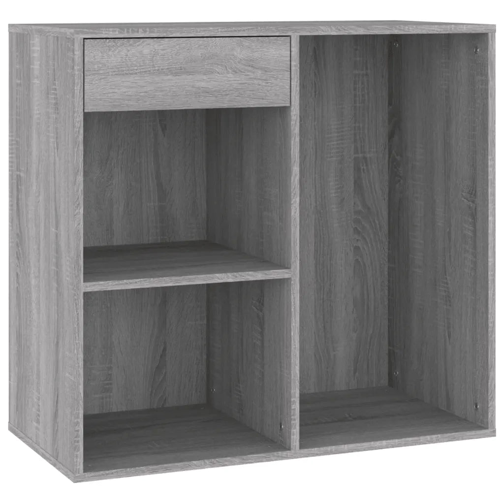 Armadietto Cosmetici Grigio Sonoma 80x40x75cm Legno Multistrato 820503