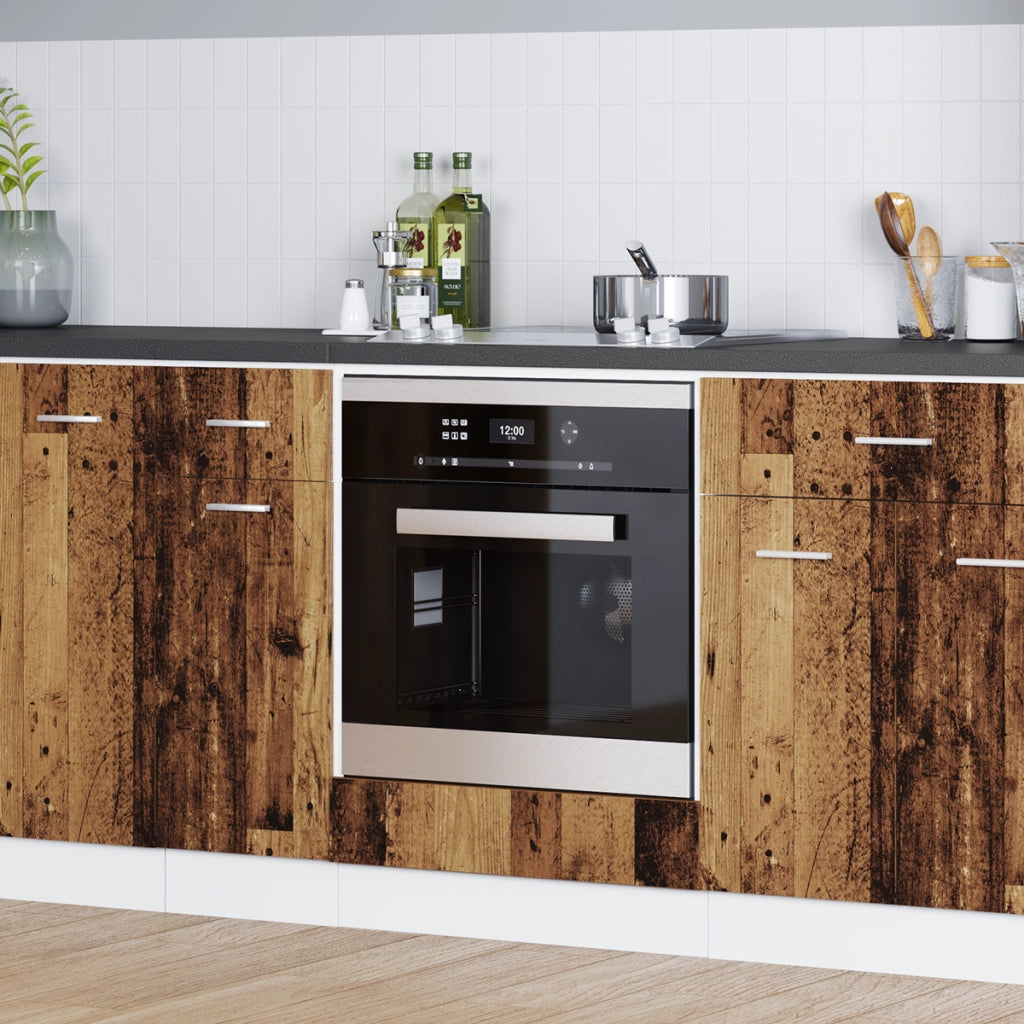 Armadio da Forno Legno Vecchio 60x46x81.5 cm in Legno Ingegnato