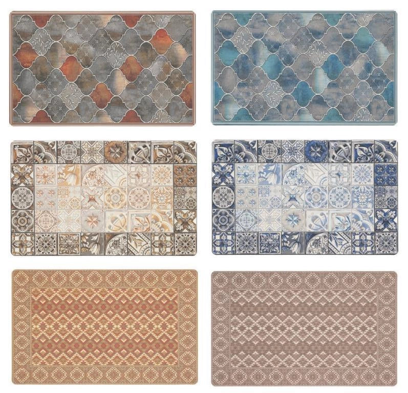 Tappeto Antiscivolo Sky in Pelle Sintetica 50 x 180 cm 2 Decori 3 Colori