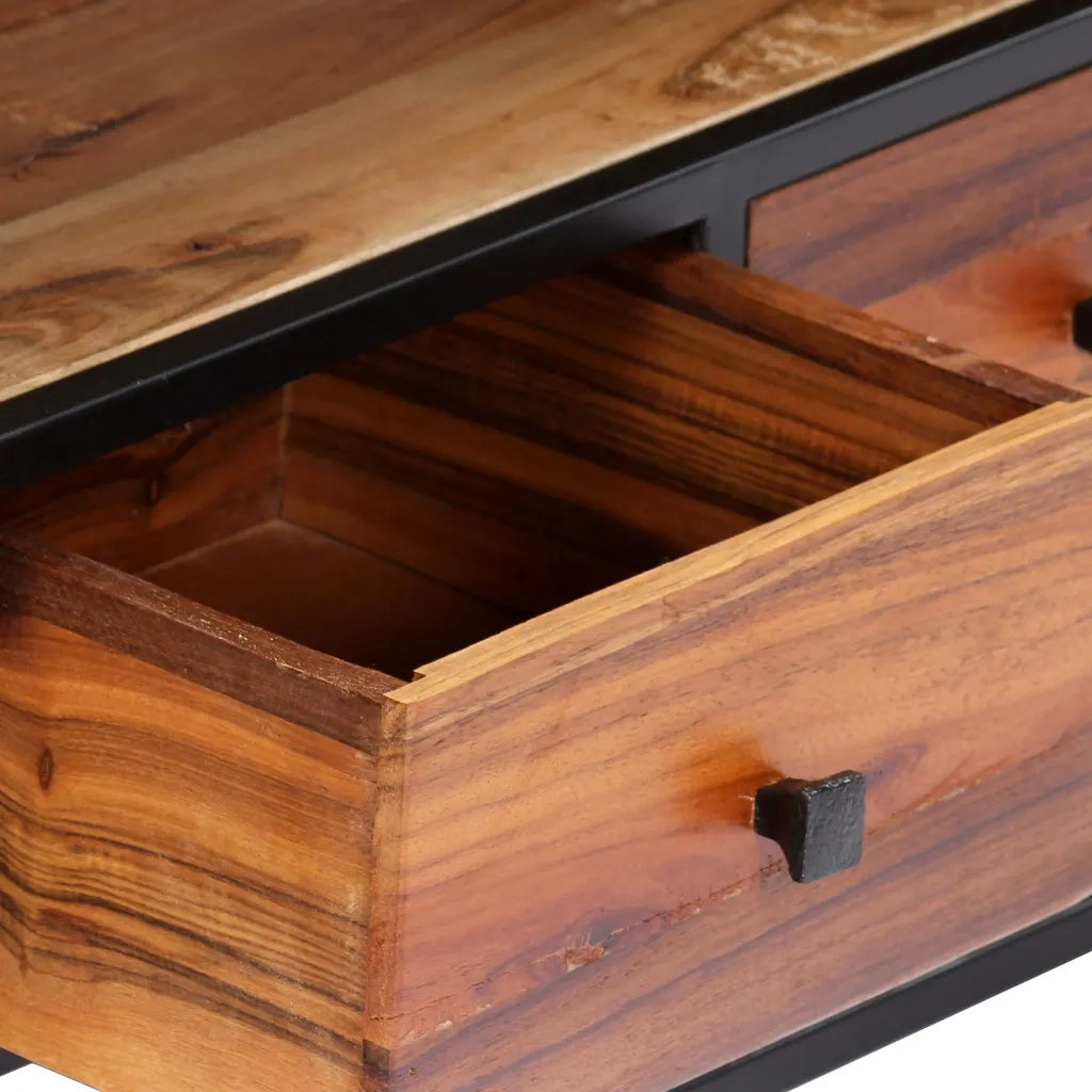Mobile Porta TV 120x30x40 cm in Legno Massello di Recupero cod mxl 27707