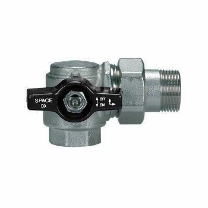 Valvola a squadra con bocchetton e m/f d.3/4  sx blu b07sg6ztlp