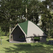 Tenda Teepee per 10 persone Verde e Bianco 567 x 470 x 242 cm