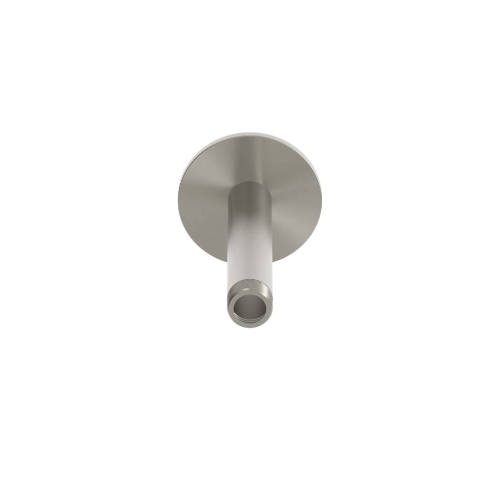 SINED Braccio corto da soffitto in acciaio inox 316L satinato altezza 12 cm per soffione doccia resistente alla corrosione ideale per interni ed esterni design compatto e durevole - Levante