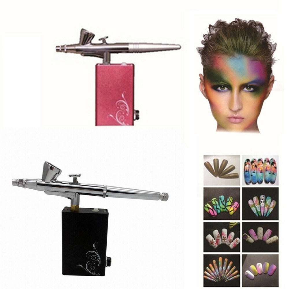 Trade Shop - Aerografo 0,2 Mm Ricaricabile Usb Spray Aeropenna Tattoo Nail Art Unghie Pittura -
