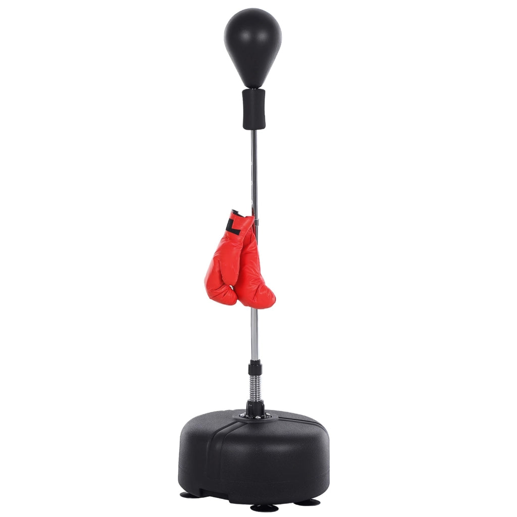 Sacco da Boxe Nero ¨C zephmum ¨C 136-154 cm con Base Riempibile e Guanti