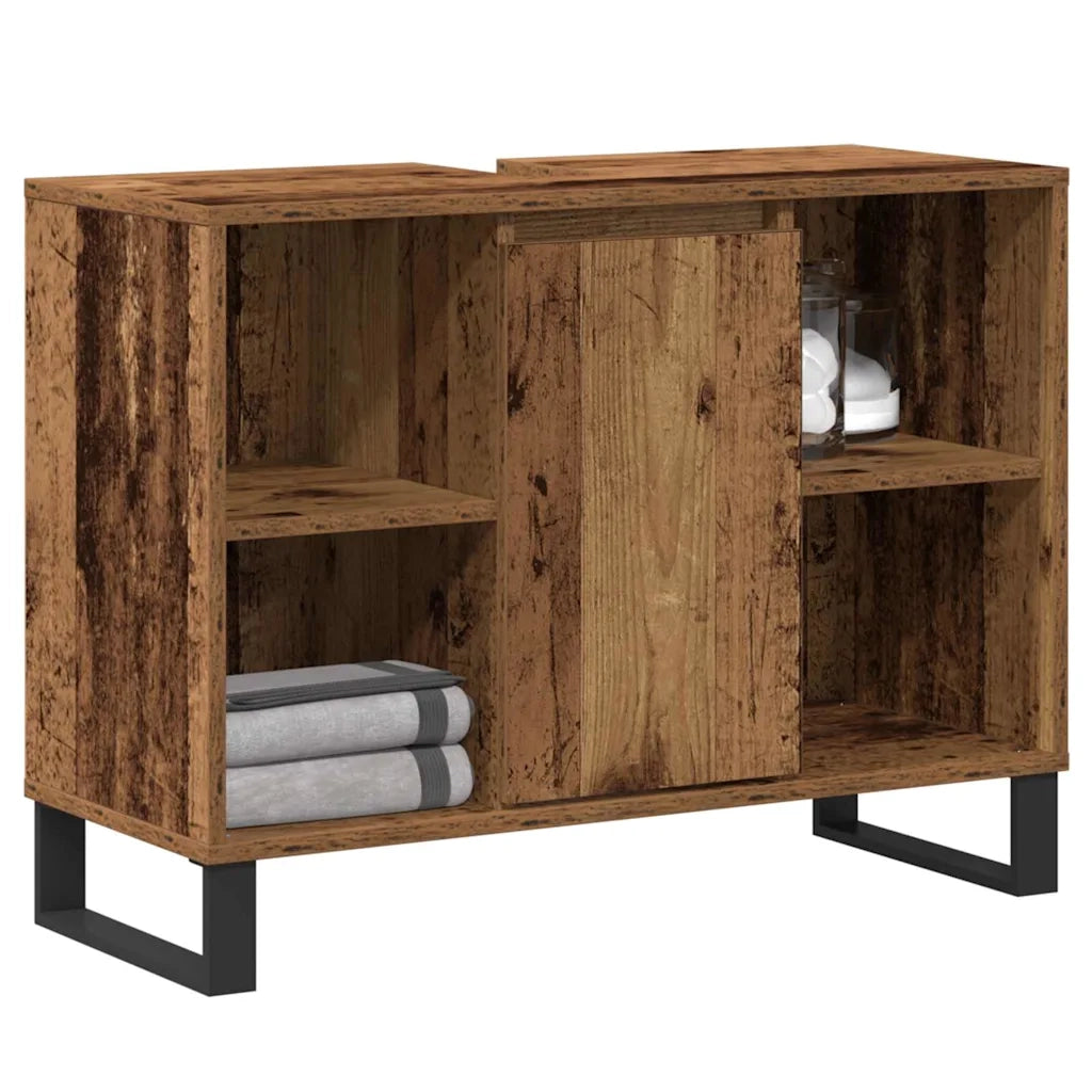Mobile da Bagno Legno vecchio 80 x 33 x 60 cm Legno multistrato 873898