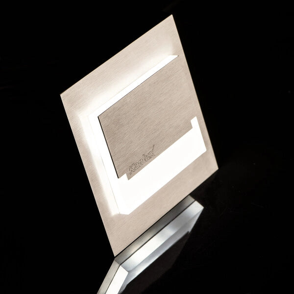 Luce scala quadrata inox argento LED 0,8W SABIK Kanlux