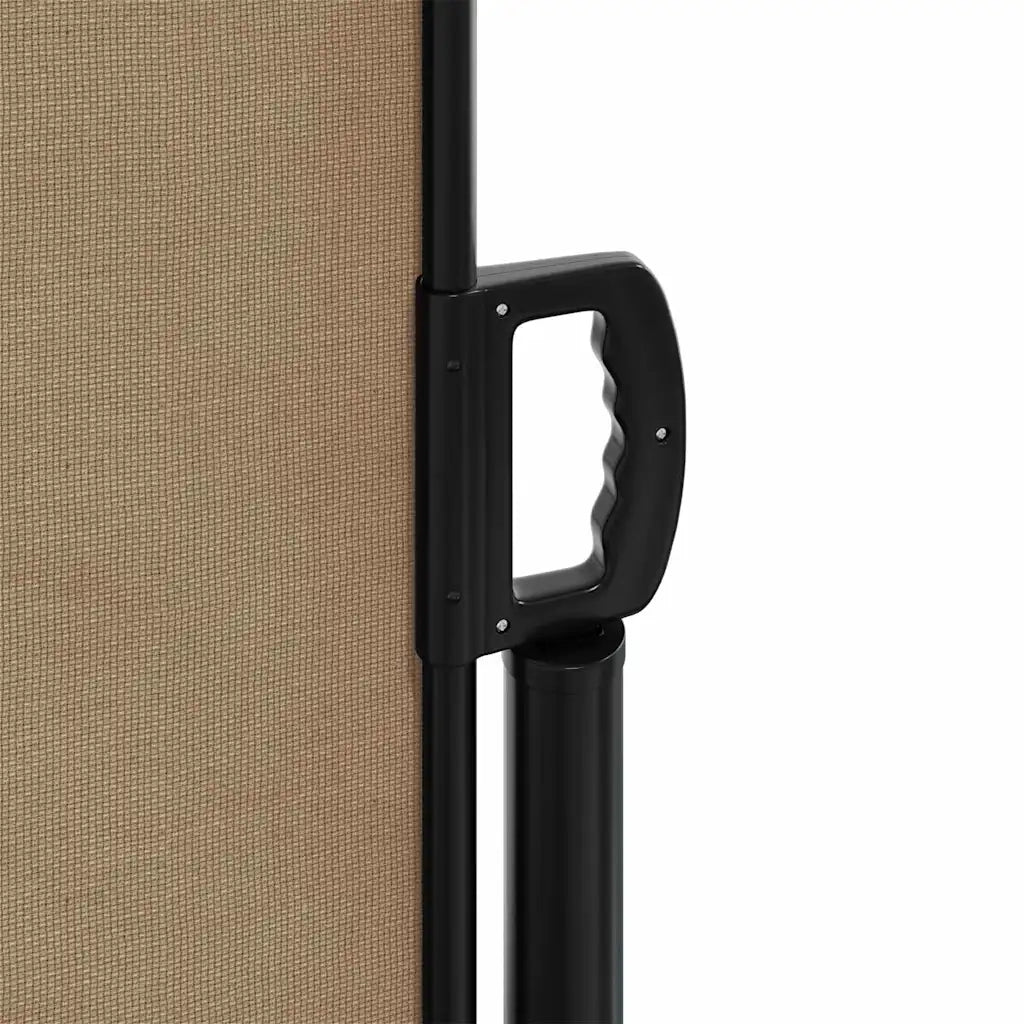 Tenda da Sole Laterale Retrattile Tortora 180x500 cm 4004454