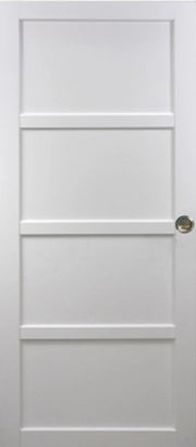 Porta scorrevole Tamera bianca larghezza 93 + 2 gusci installati